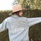 Custom Text Women's Relaxed Fit Denim Jacket
