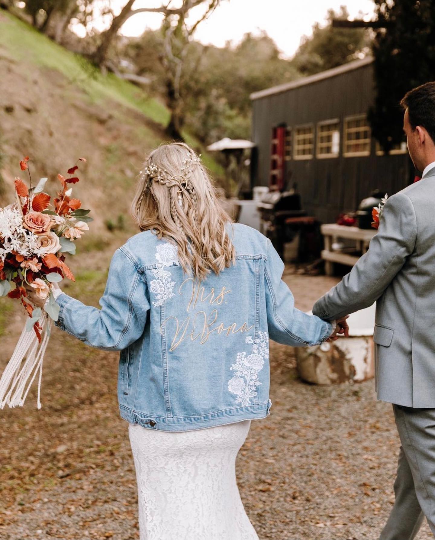 White Lace Women’s Relaxed Fit Denim Jacket