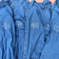Monogrammed Oversized Denim Shirts