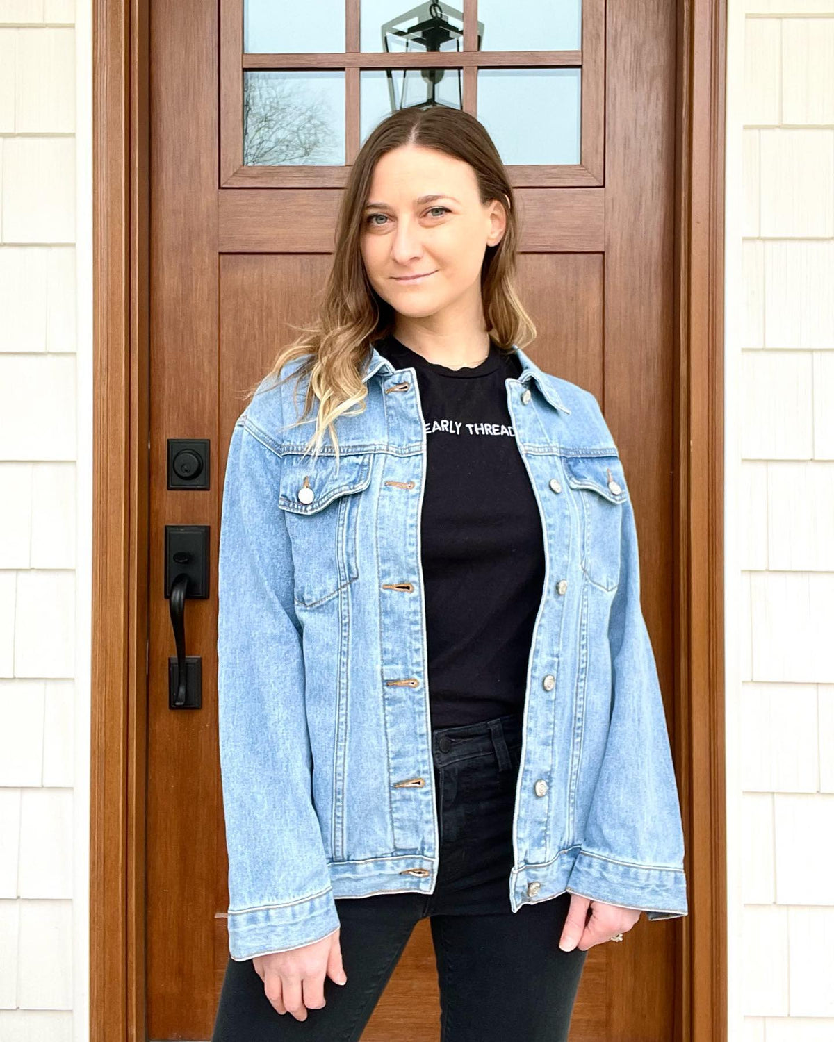 DESIGN DEPOSIT for 1 Custom Women's RELAXED FIT Denim Jacket – Dearly ...
