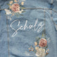 DESIGN DEPOSIT for 1 Custom Women's RELAXED FIT Denim Jacket