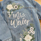 DESIGN DEPOSIT for 1 Custom Women's RELAXED FIT Denim Jacket