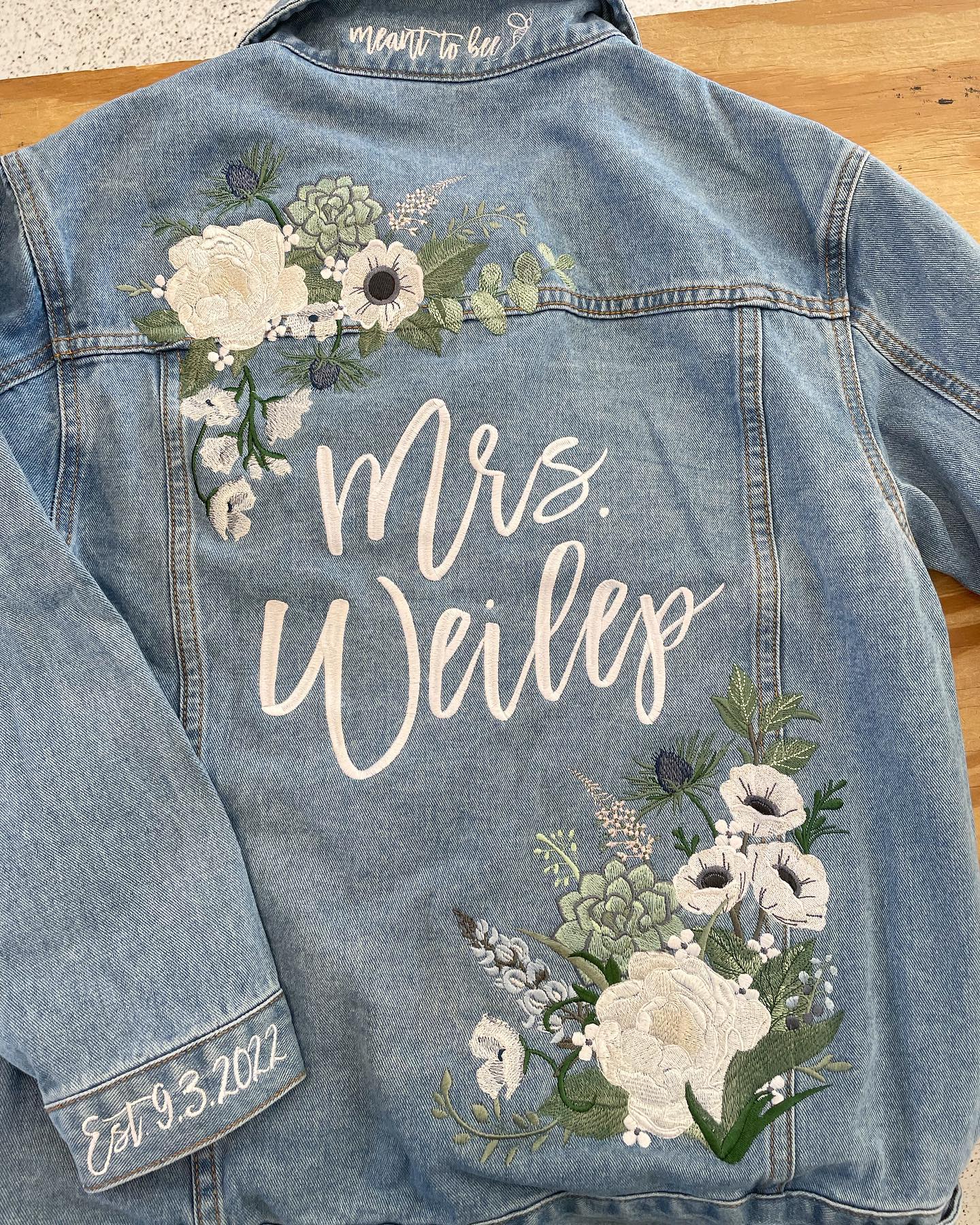 DESIGN DEPOSIT for 1 Custom Women's RELAXED FIT Denim Jacket