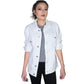DESIGN DEPOSIT for 1 Custom UNISEX WHITE Denim Jacket