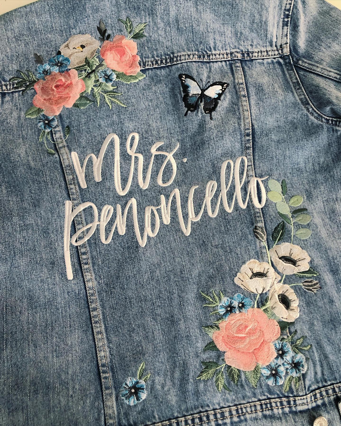 DESIGN DEPOSIT for 1 Custom Women's FITTED Denim Jacket
