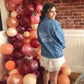 Custom Text Women's Relaxed Fit Denim Jacket