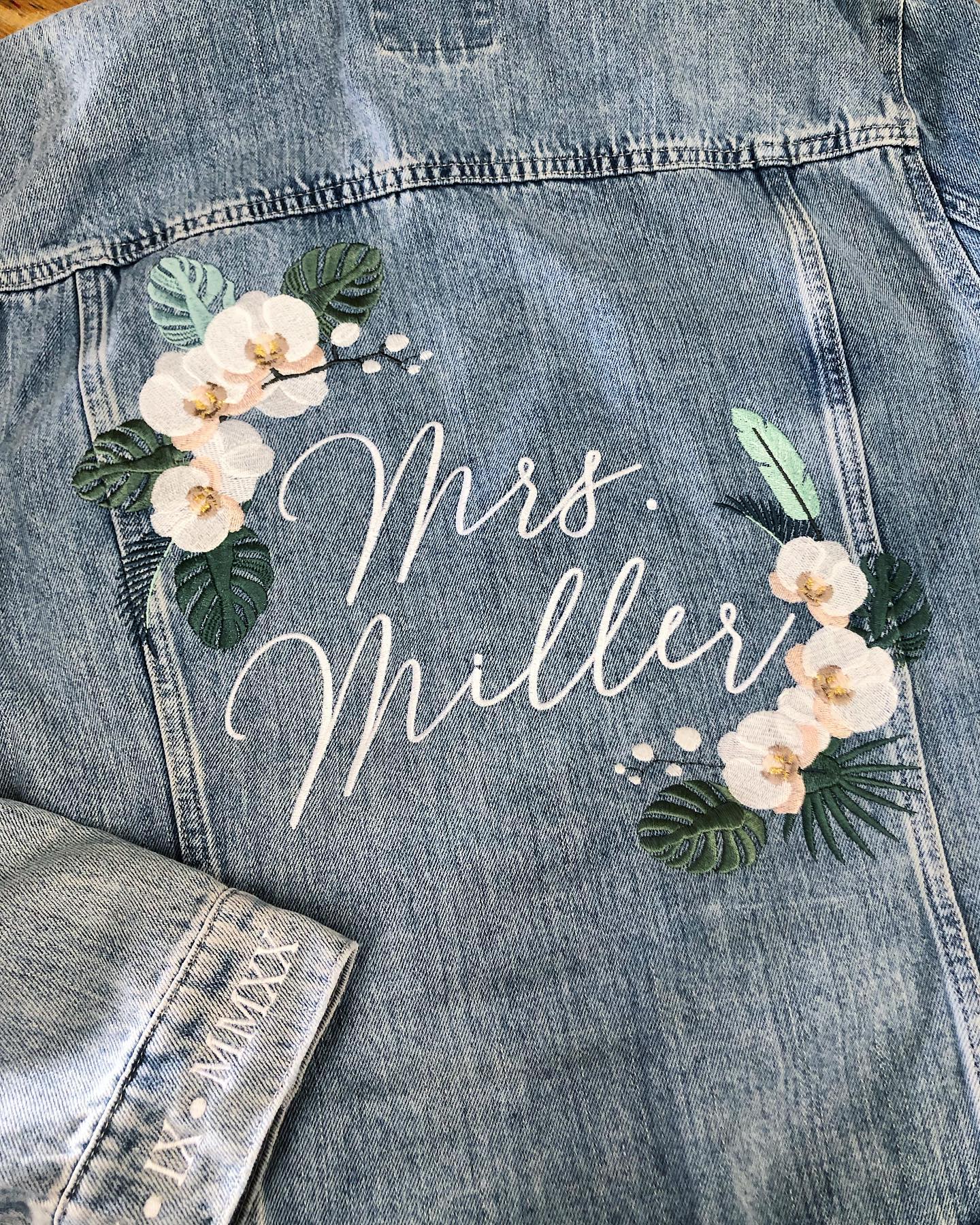 DESIGN DEPOSIT for 1 Custom Women's FITTED Denim Jacket