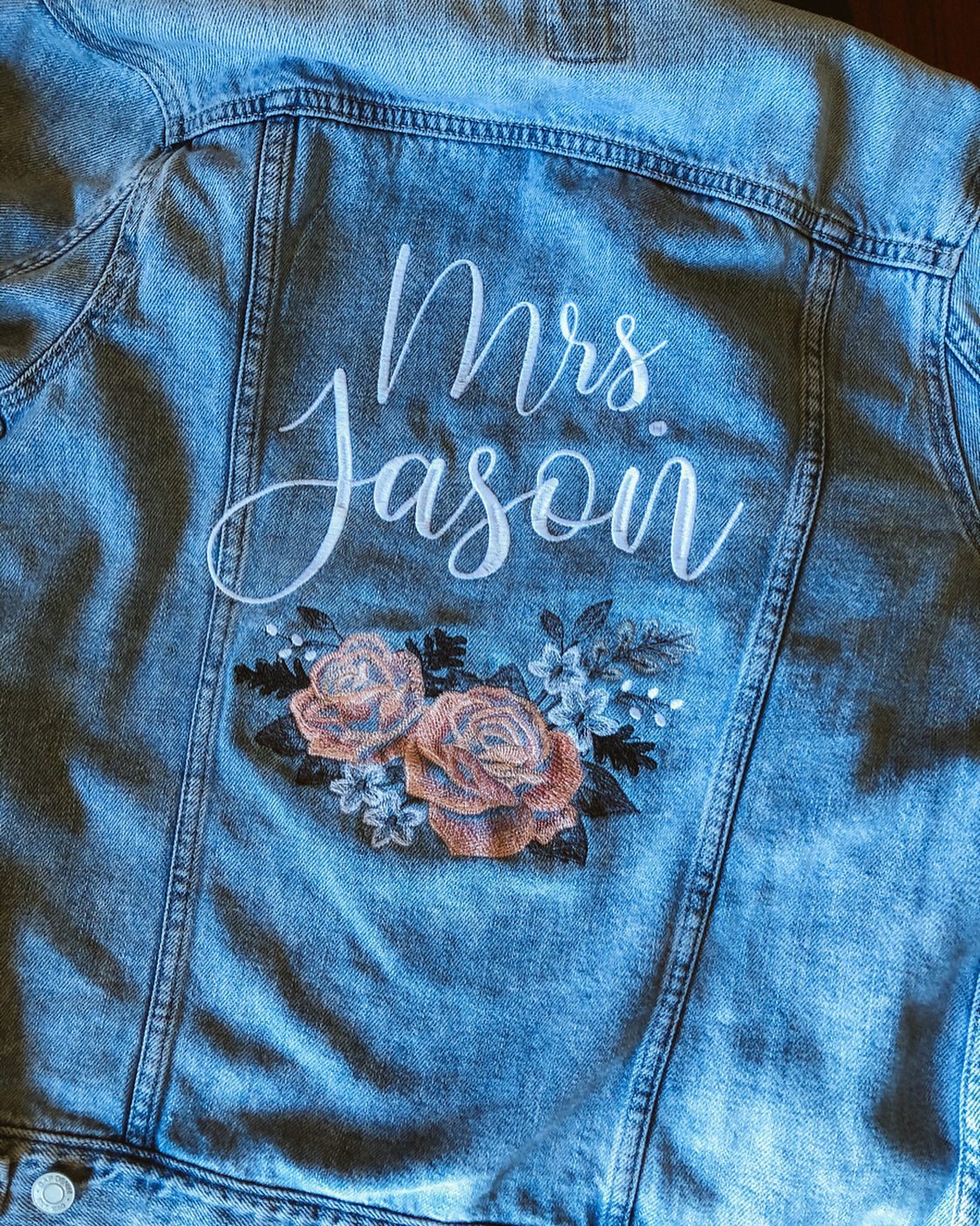 DESIGN DEPOSIT for 1 Custom Women's FITTED Denim Jacket