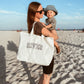 CUSTOM Embroidered Name Zipper Tote Bags __ Weekender Bag