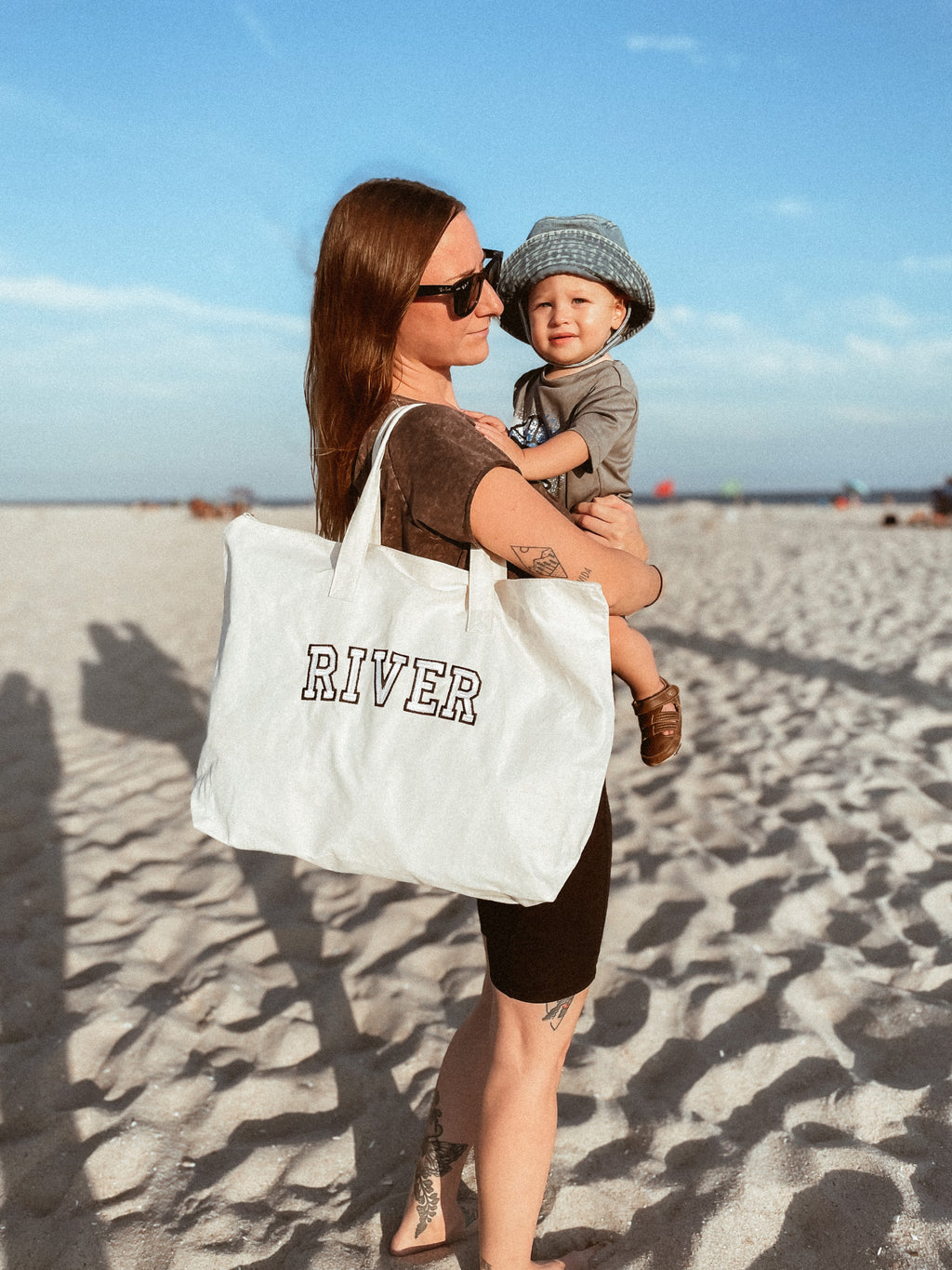 CUSTOM Embroidered Name Zipper Tote Bags __ Weekender Bag