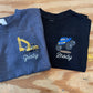 Custom Embroidered Toddler Truck Tee
