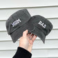 MOM & DAD Unstructured Hat Set