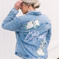 DESIGN DEPOSIT for 1 Custom Women's FITTED Denim Jacket