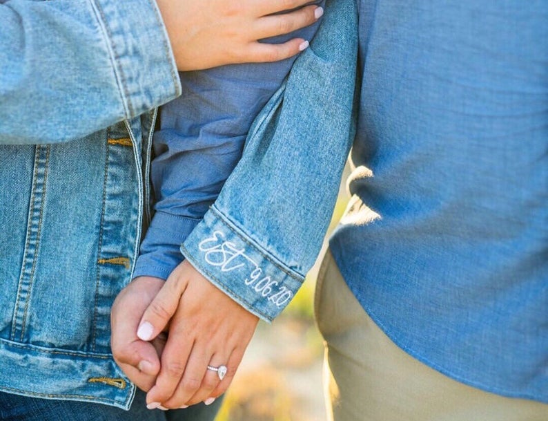 *Add Text To Jacket Cuff Or Under Collar