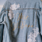 White Lace Women’s Relaxed Fit Denim Jacket