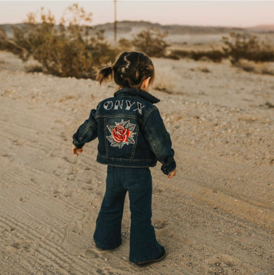 DESIGN DEPOSIT for 1 Custom Kids Denim Jacket