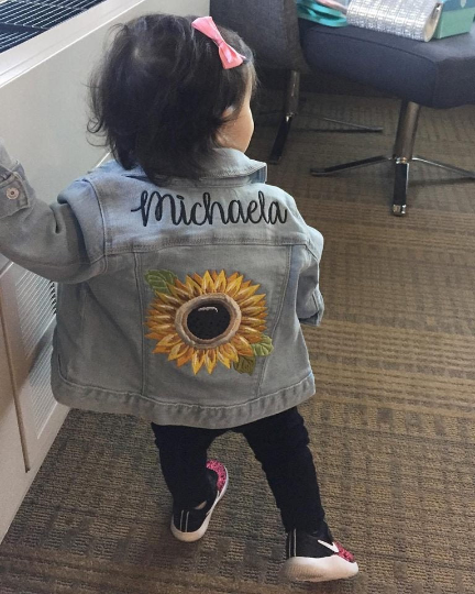 DESIGN DEPOSIT for 1 Custom Kids Denim Jacket