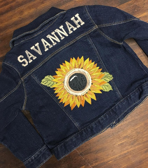 DESIGN DEPOSIT for 1 Custom Kids Denim Jacket