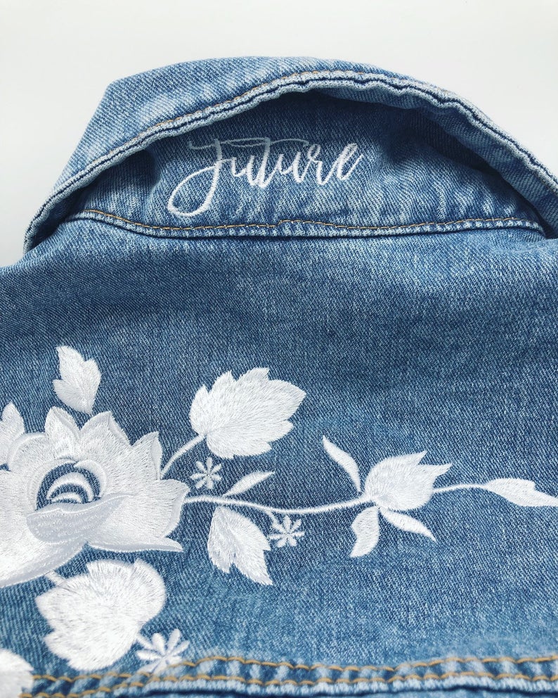 *Add Text To Jacket Cuff Or Under Collar