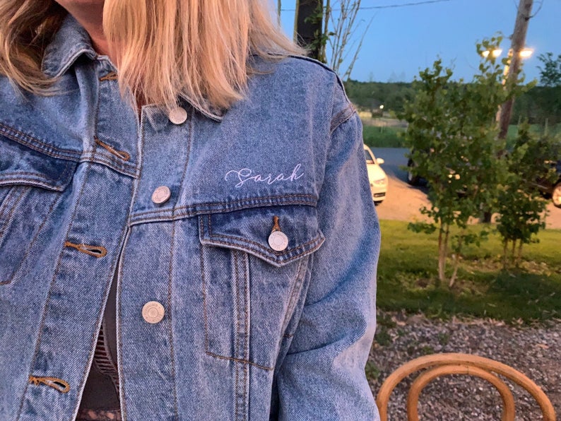 *Add Name Over Front Left Pocket Of Jacket