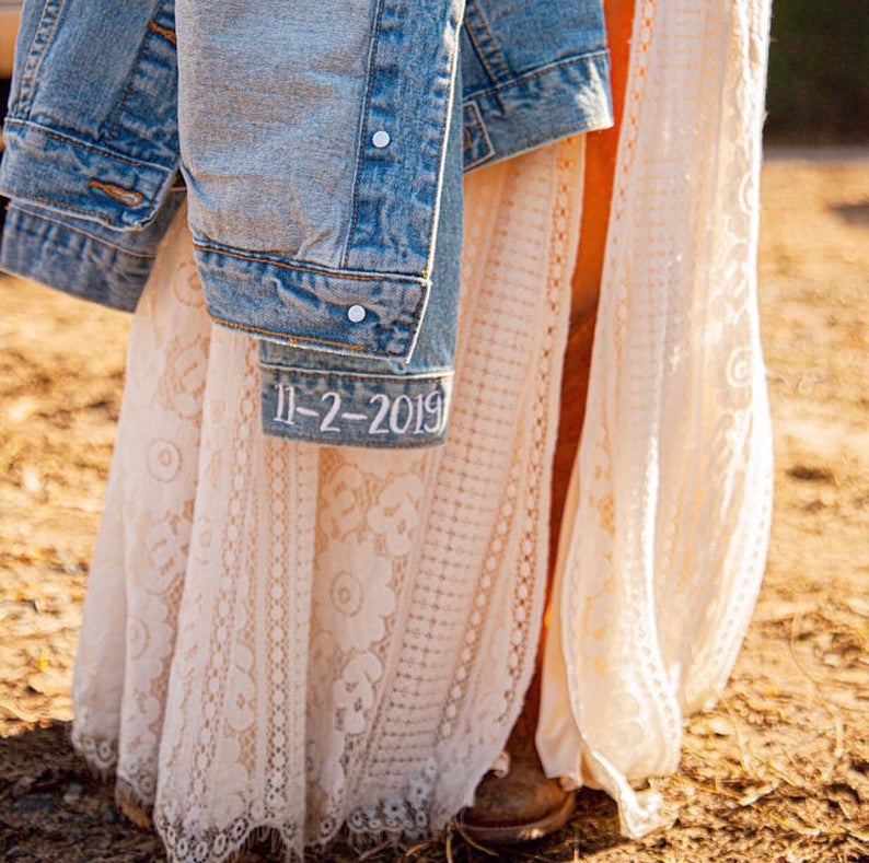 *Add Text To Jacket Cuff Or Under Collar