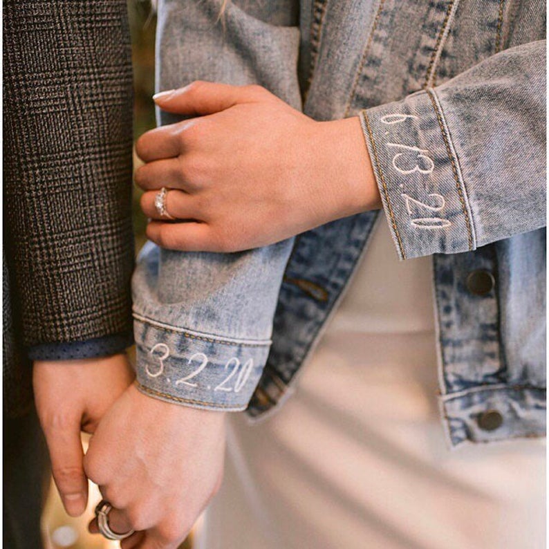 *Add Text To Jacket Cuff Or Under Collar