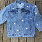 Women's Relaxed Fit Star Denim Jacket