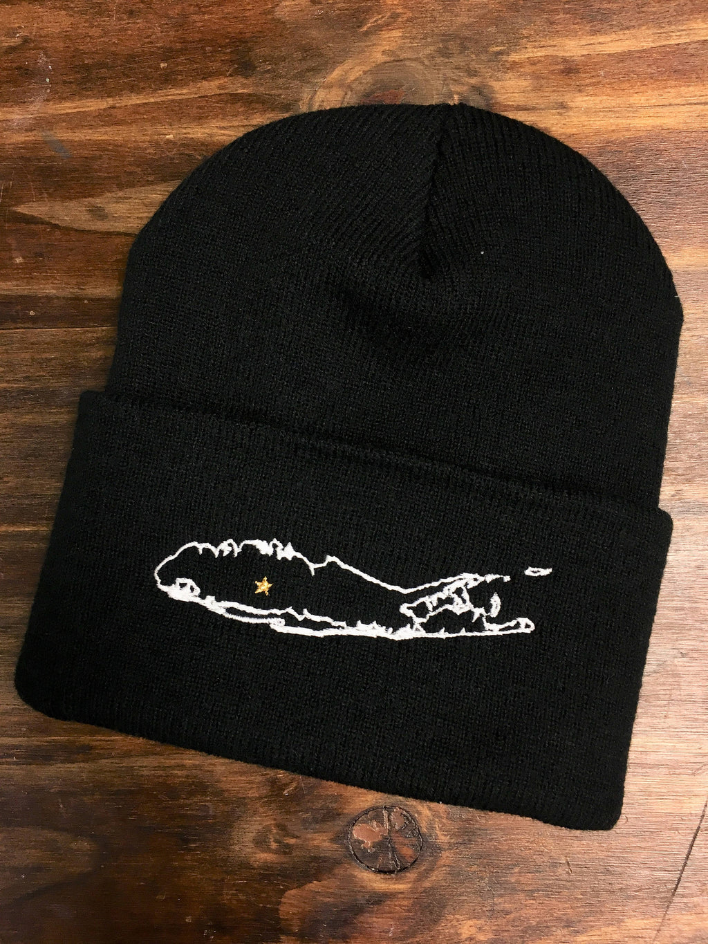 Long Island Cuff Beanie With CUSTOMIZED Star Placement