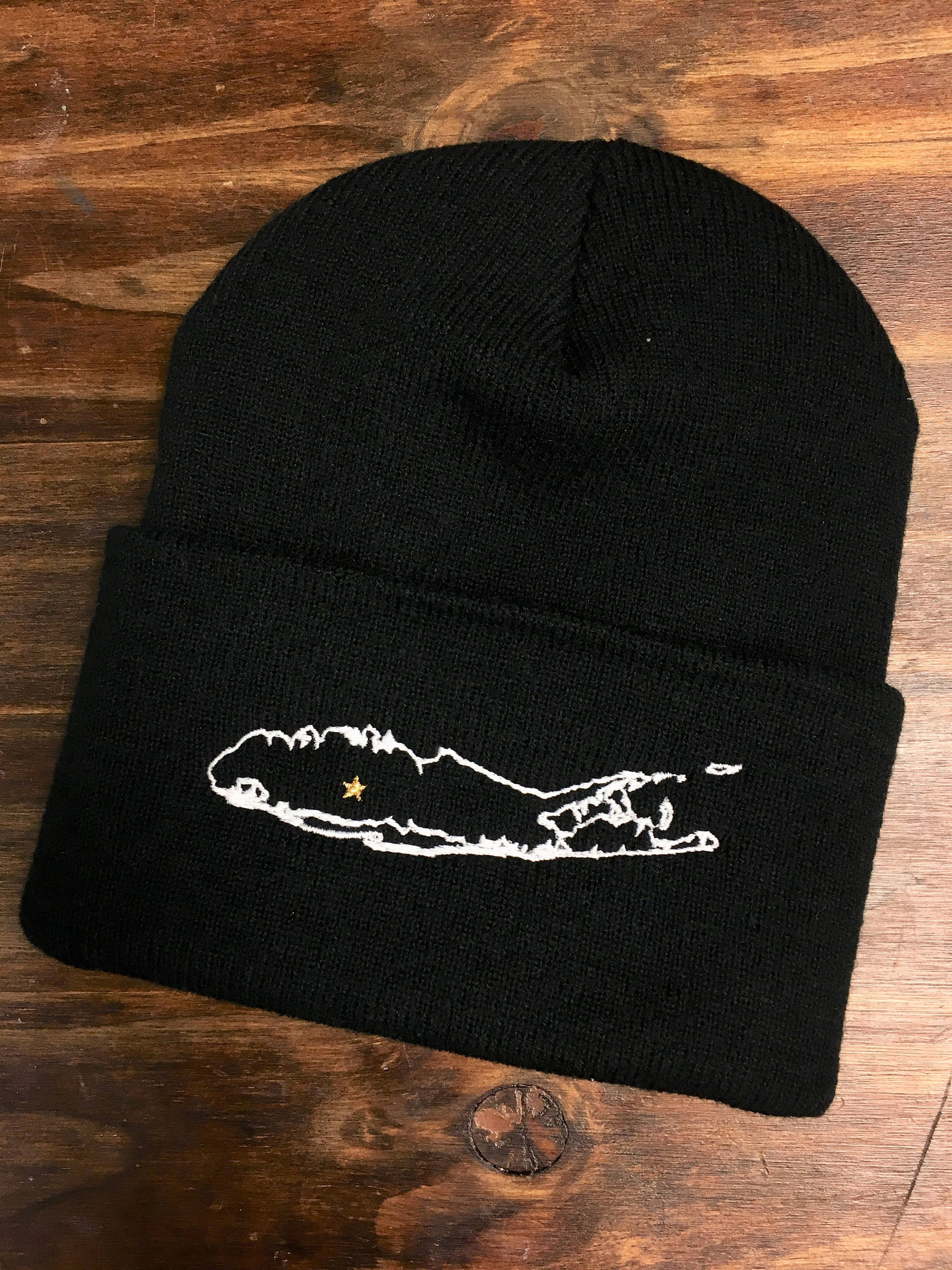 Long Island Cuff Beanie With CUSTOMIZED Star Placement