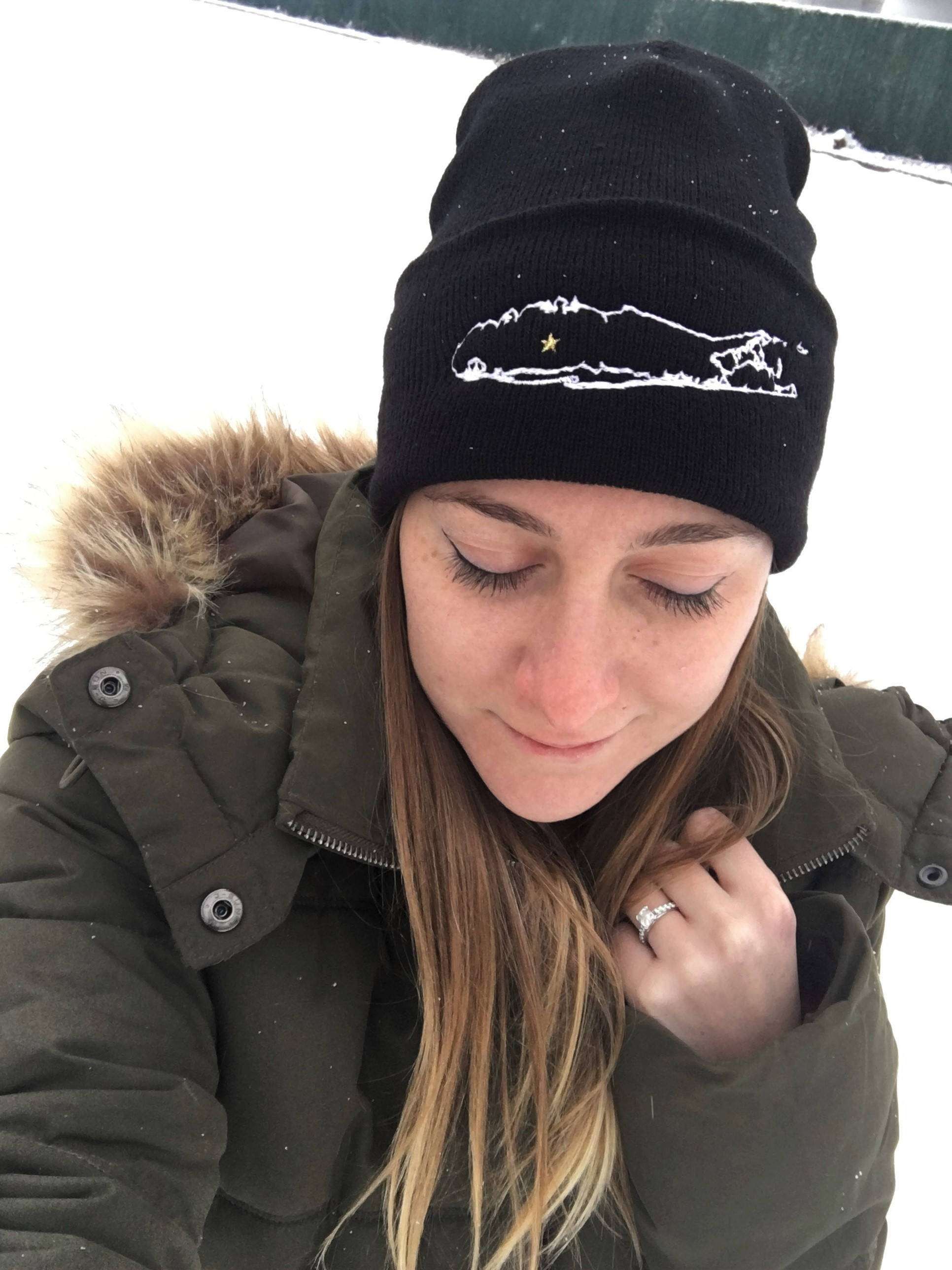 Long Island Cuff Beanie With CUSTOMIZED Star Placement