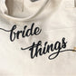 Bride Things Weekender Zippered Tote Bag