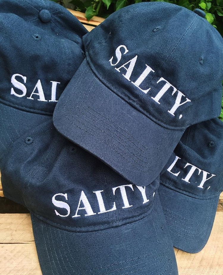 SALTY. Navy Blue Dad Hat