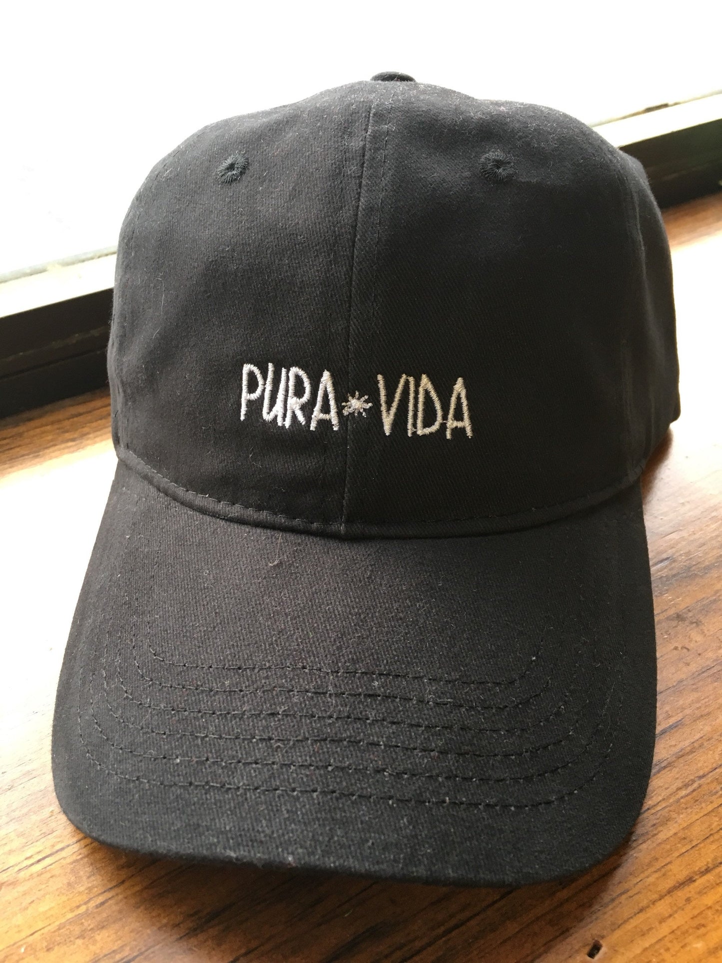 Pura Vida Black Dad Hat