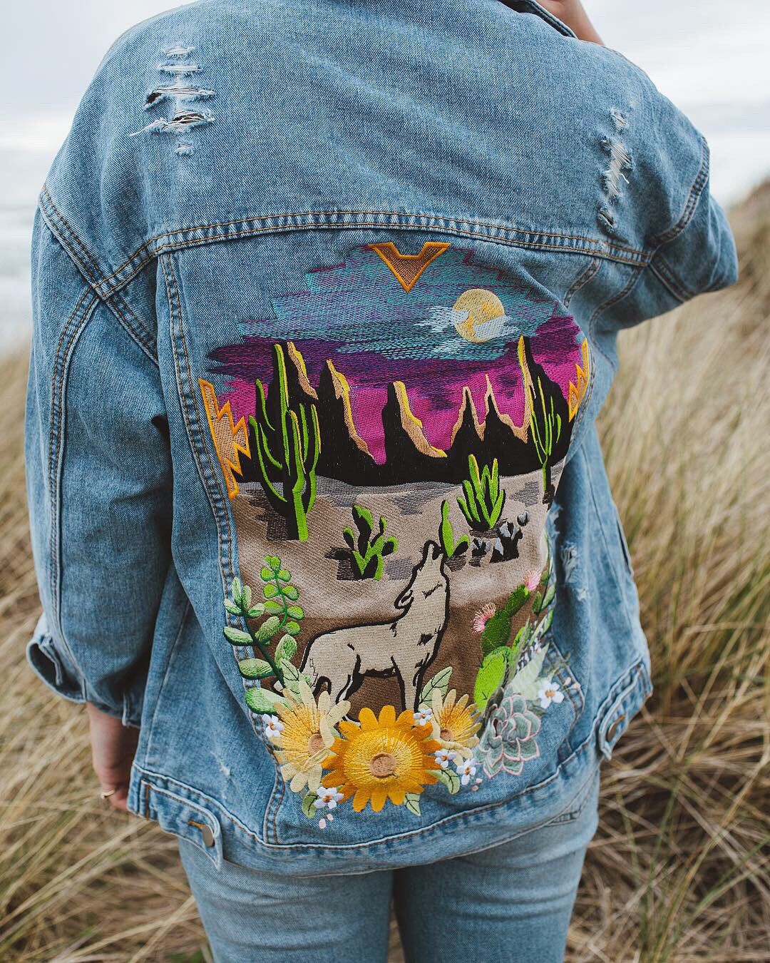 DESIGN DEPOSIT for 1 Custom Women's RELAXED FIT Denim Jacket