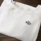 Custom Women's White Sponge Fleece Wide Neck Sweatshirt