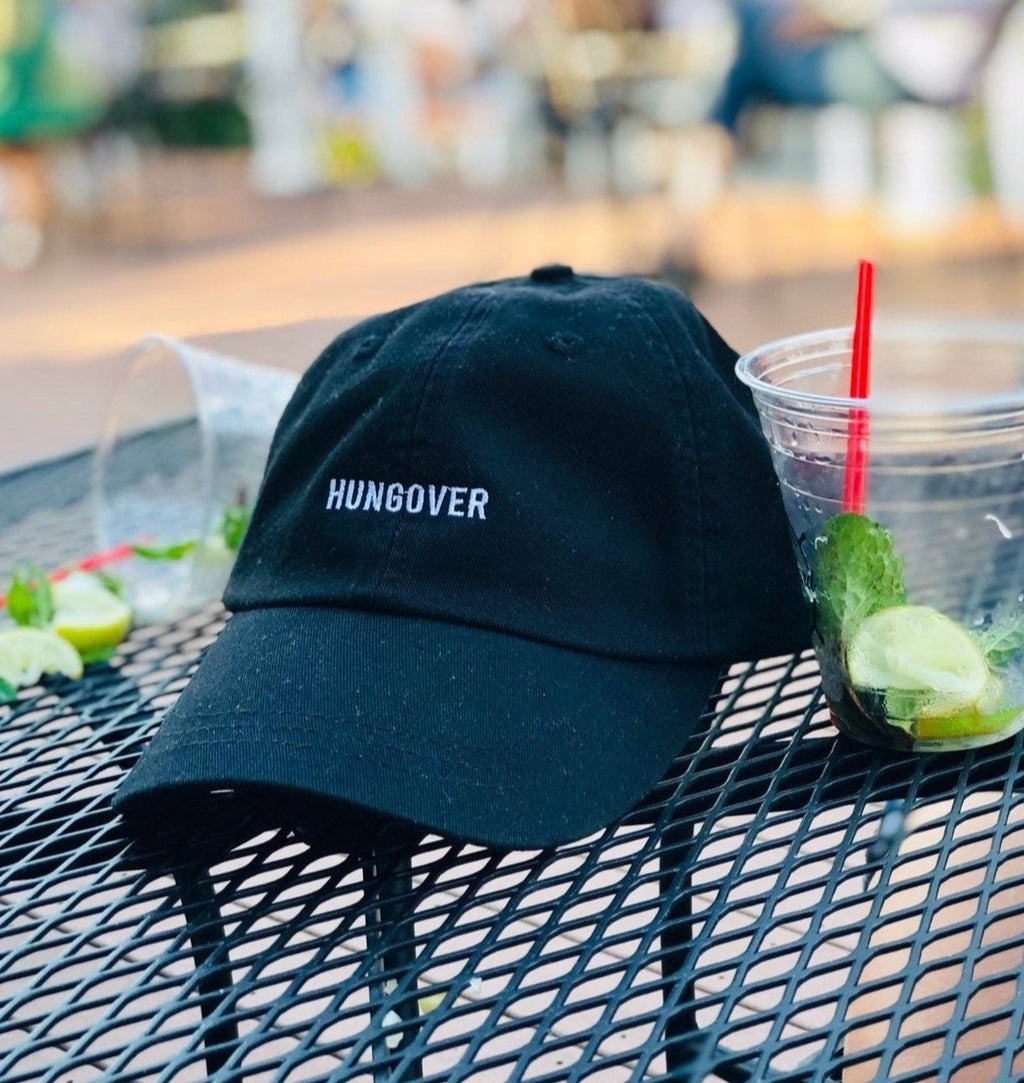 HUNGOVER Black Dad Hat