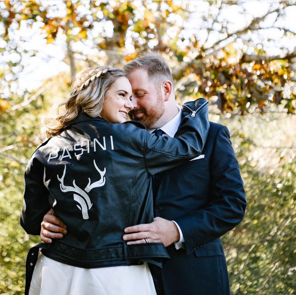 DESIGN DEPOSIT for 1 Custom Women's BOYFRIEND STYLE Faux Leather Jacket