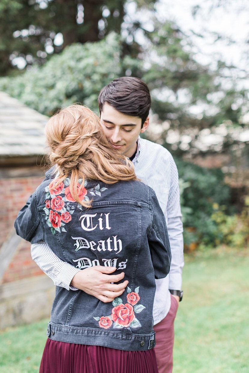 DESIGN DEPOSIT for 1 Custom UNISEX BLACK Denim Jacket