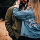 Custom Text Women's Relaxed Fit Denim Jacket