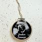 Custom Embroidered Ultrasound Hoop Art