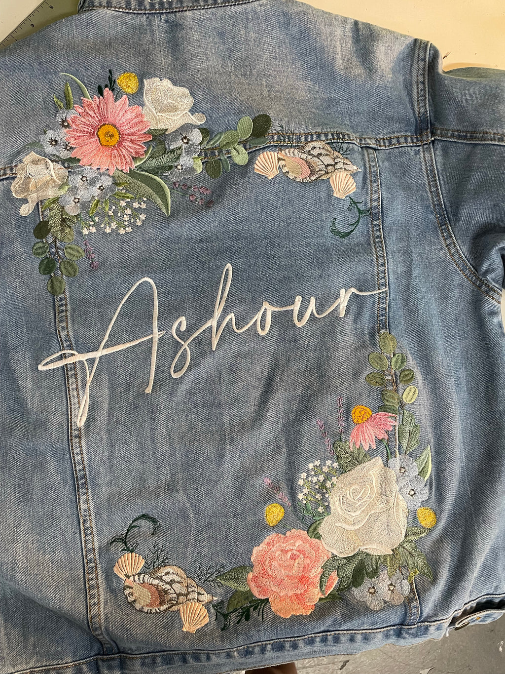 DESIGN DEPOSIT for 1 Custom Women's RELAXED FIT Denim Jacket