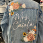 DESIGN DEPOSIT for 1 Custom Women's FITTED Denim Jacket