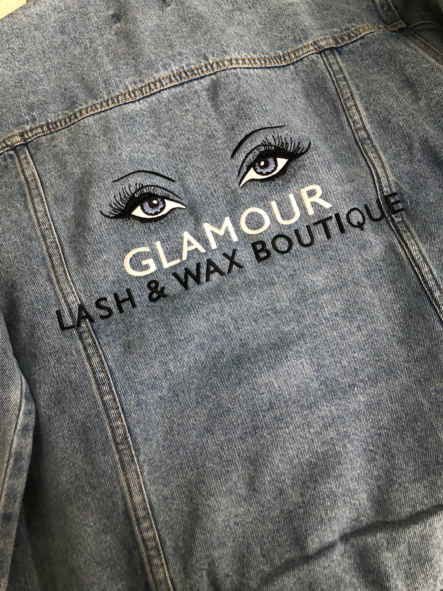 Custom Logo Women's Relaxed Fit Denim Jacket