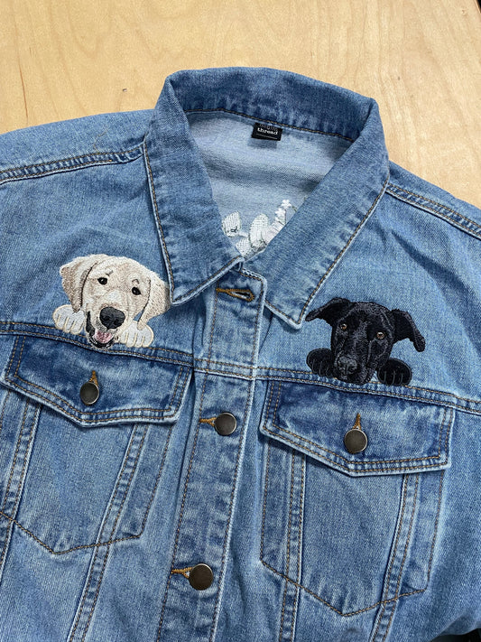 *ADD ON: Your Pup to your Custom Jacket