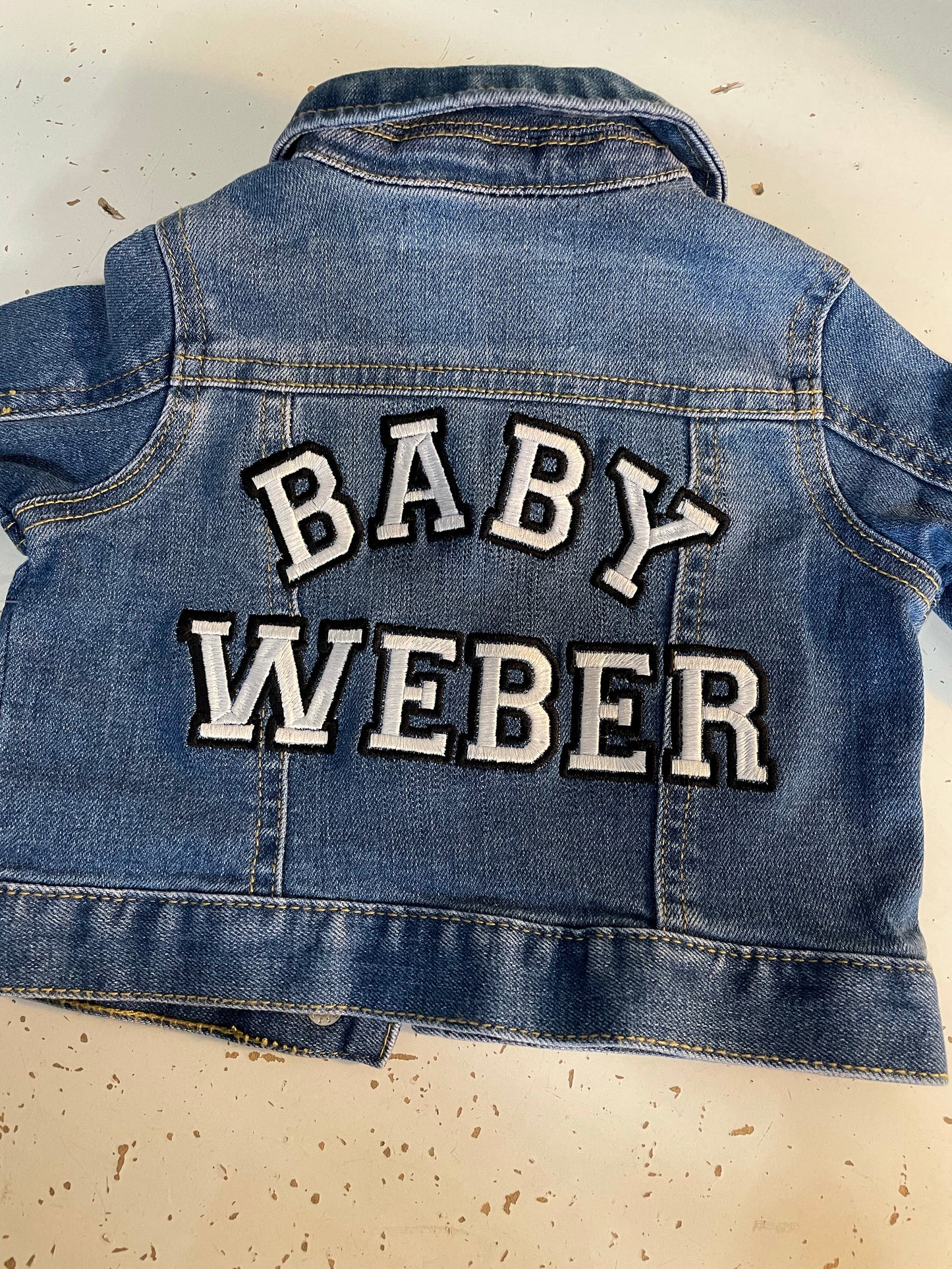 DESIGN DEPOSIT for 1 Custom Kids Denim Jacket