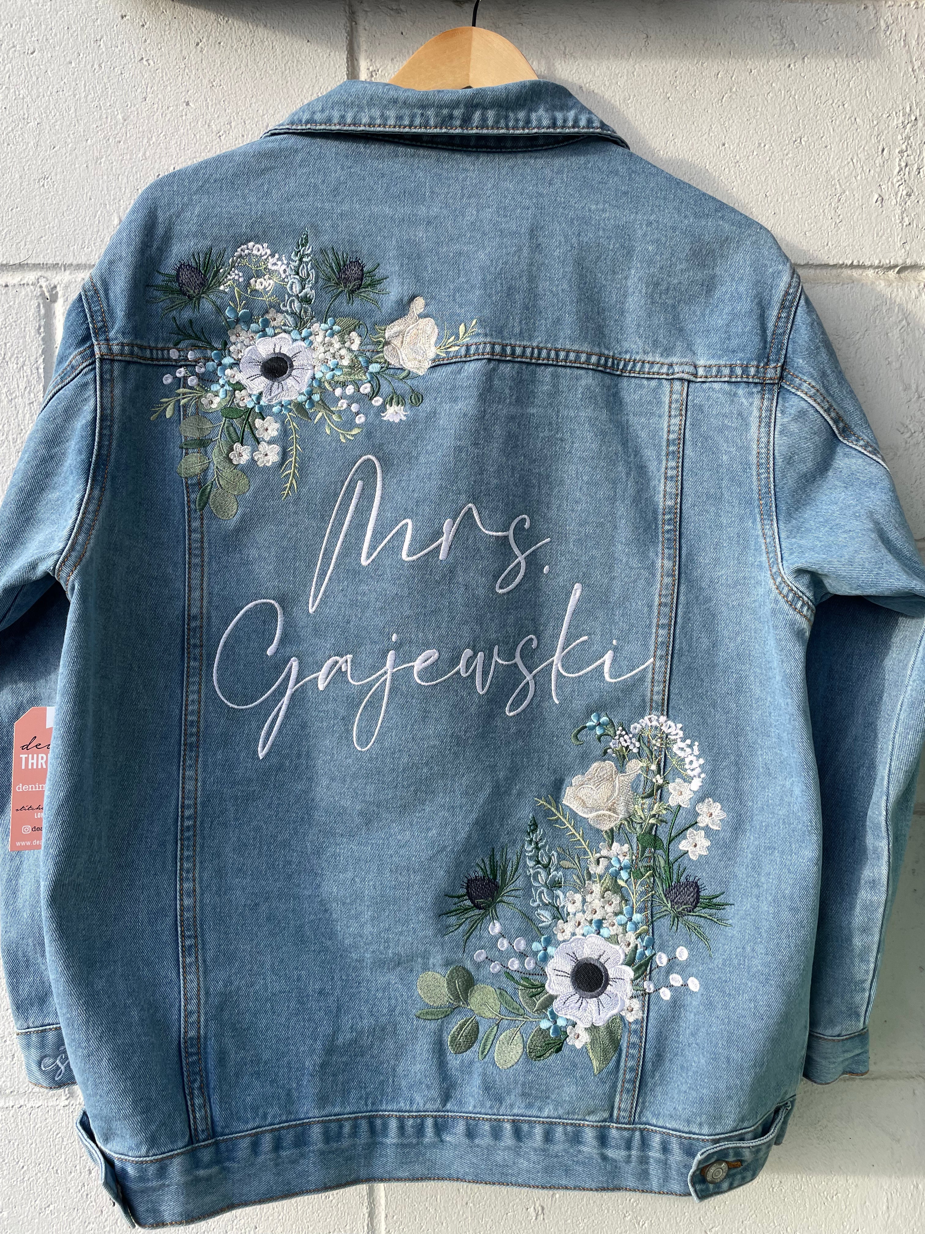 DESIGN DEPOSIT for 1 Custom Women's RELAXED FIT Denim Jacket