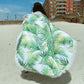 Round Palm Leaf Towel W/ Fringe