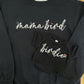 Custom Embroidered Floral Name Baby Onesie