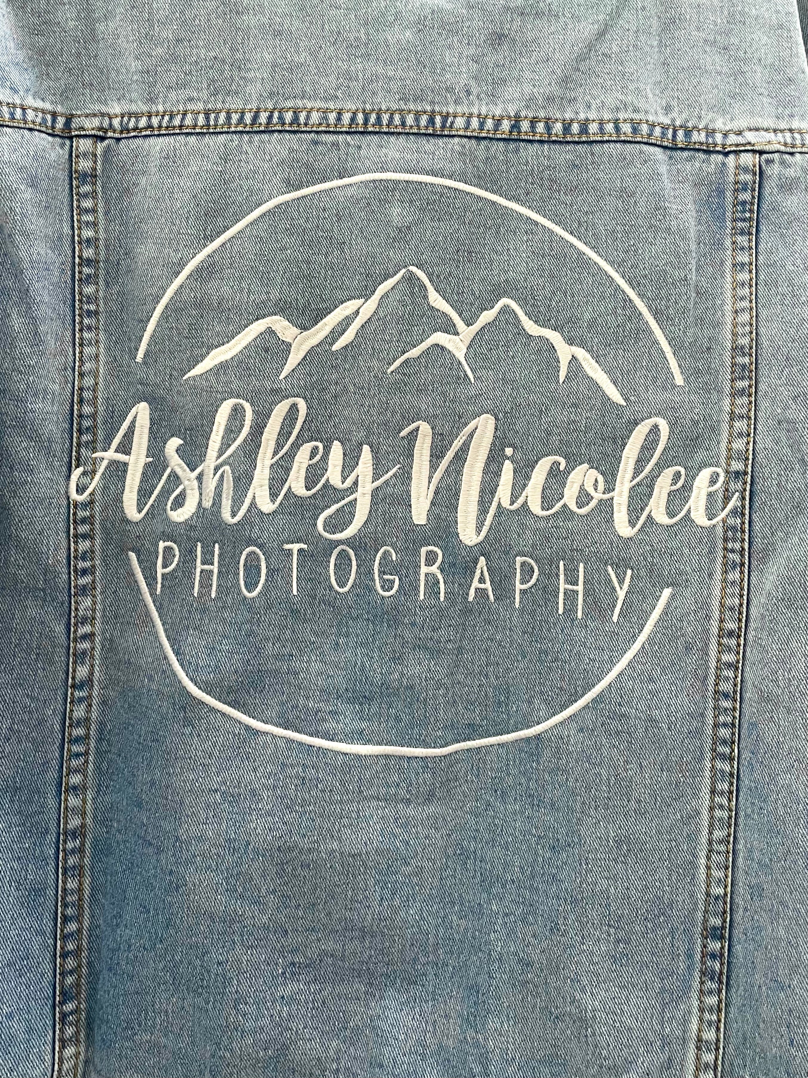 Custom Logo Women's Relaxed Fit Denim Jacket