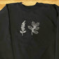 Embroidered Birth Flower Unisex Crewneck Sweatshirt